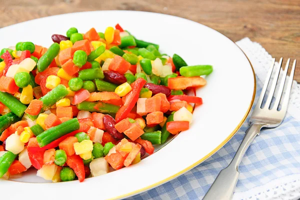 Mezcla Mexicana de Verduras. Tomates, Frijoles, Raíz de Apio, Verde B — Foto de Stock