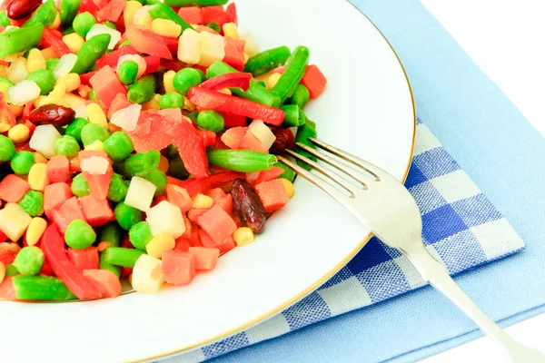 Mezcla Mexicana de Verduras. Tomates, Frijoles, Raíz de Apio, Verde B — Foto de Stock