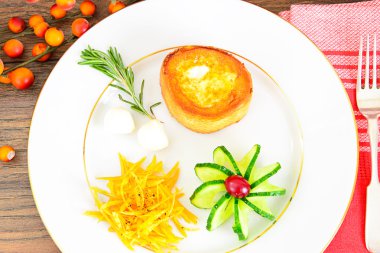 Diyet ve sağlıklı beslenme: Kahvaltı yumurta fondan baget ile