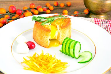 Diyet ve sağlıklı beslenme: Kahvaltı yumurta fondan baget ile