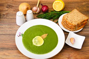 Somon püre ıspanak çorbası