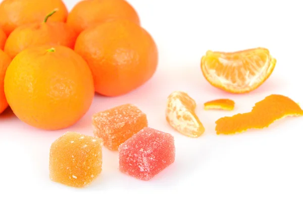 Delicious Juicy Ripe Sweet Mandarins. — Stock Photo, Image