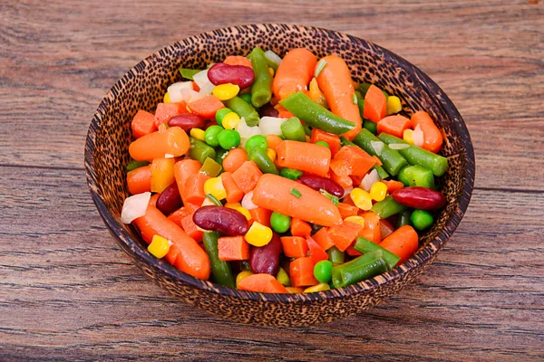 Mexican Mix of Vegetables. Tomatoes, Beans, Celery Root, Green B — Stock Image Mexican Mix of Vegetables. Tomatoes, Beans, Celery Root, Green B Royalty Free Stock Photos