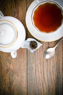 Puer çay bir fincan