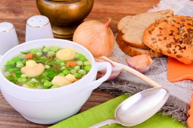 Karnabahar, Brüksel lahanası, yeşil fasulye, bezelye, Carr ile çorbası