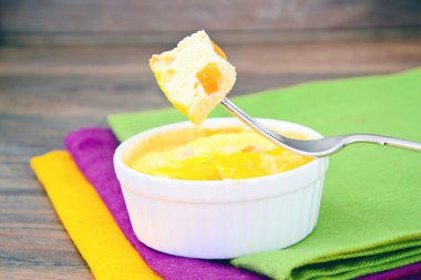 Havuç ve yeşil fasulye ile diyet omlet