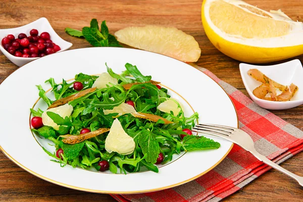 Mistura de salada Batavian, Frise, Radicchio, Chicory, Cranberry — Fotografia de Stock