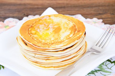 Lezzetli kek yığını