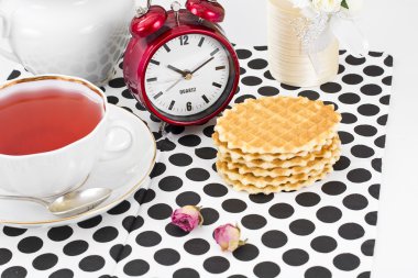 Lezzetli tatlı kurabiye bisküvi