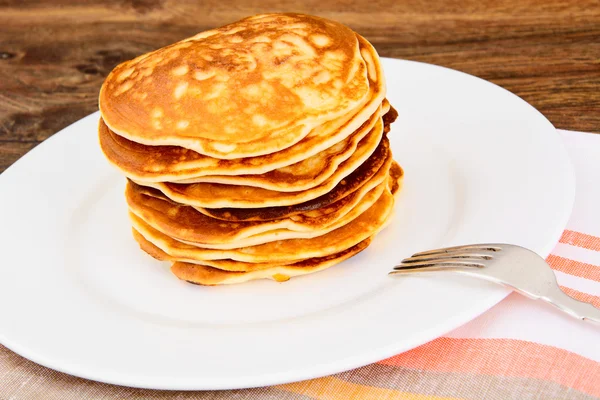 Leckere Pfannkuchen stapeln — Stockfoto