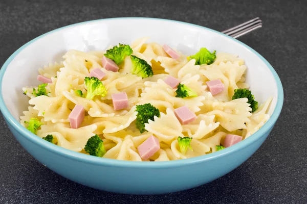 Pasta, salchichas y brócoli Dieta Alimentos — Foto de Stock