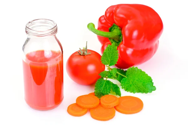 Jus Tomat Vitamin Manis — Stok Foto