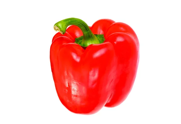 Čerstvé červené papriky. Izolovaný — Stock fotografie