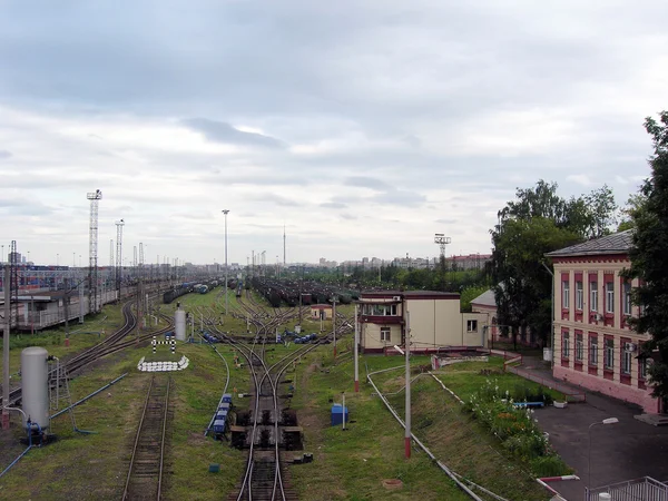 Russischer Bahnhof — Stockfoto