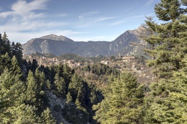 Dağların panoramik