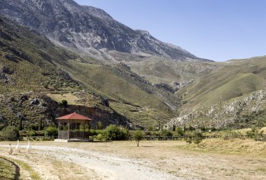 Dağları kırsal (Yunanistan, Girit Adası'nda Milli)