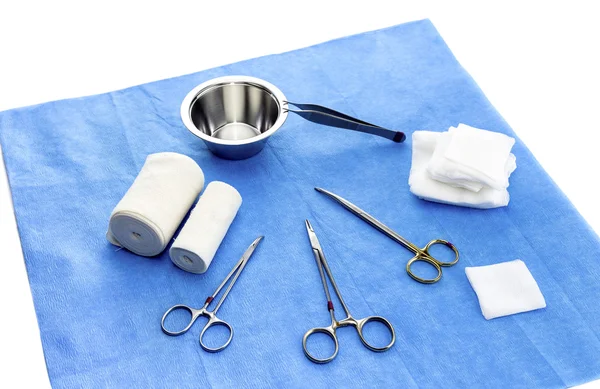 A set of new surgical instruments — Stock Photo, Image