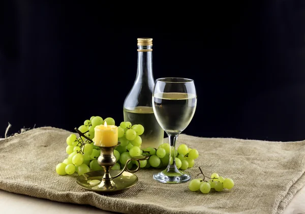 Wina i winogron — Zdjęcie stockowe