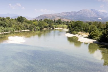 The river Arachthos (Greece, Epirus region)  