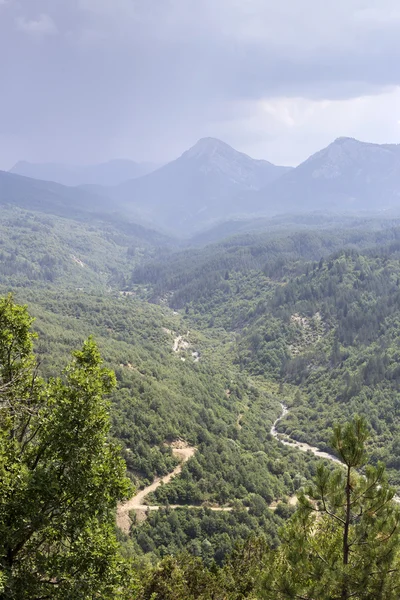 The views of the ravine (Epirus region, Greek) — стоковое фото