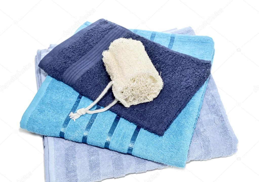 Towels and washcloths — Stock Photo © Gestiafoto 123172054