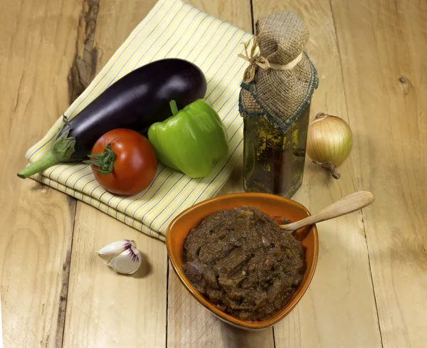 Il caviale delle melanzane — Foto Stock