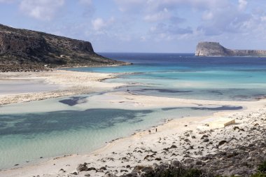 Deniz manzarası (adanın Crete, Yunanistan)