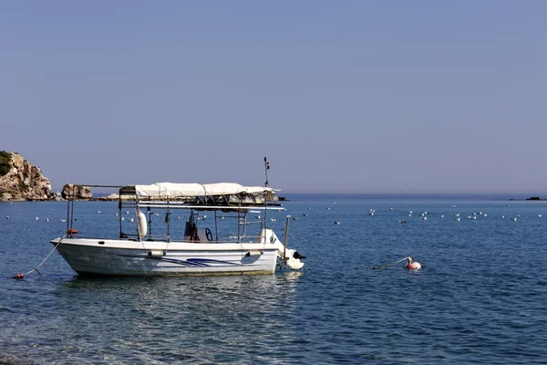 Il primo piano della nave da pesca — Foto Stock