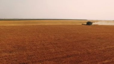 Hasat hava görünümünü alanında çalıştı. Arkadaki 4k