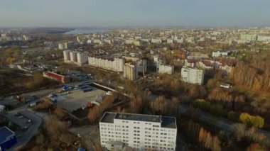 Ternopil Ukrayna şehrin havadan görünümü