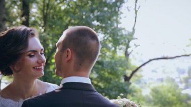 Gelin ve damat Park Düğün çekim