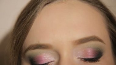 Güzel kız gözler. Makro