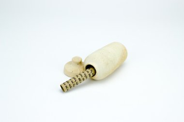 Antik seramik vazo ile kaydırma