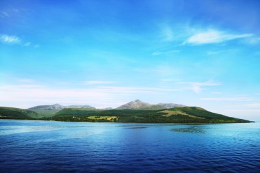 Isle of Arran, İskoçya ile arka plan