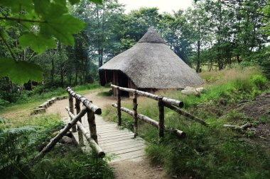 Sihirli eski kulübe.