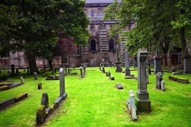 eski İskoç mezarlığı.