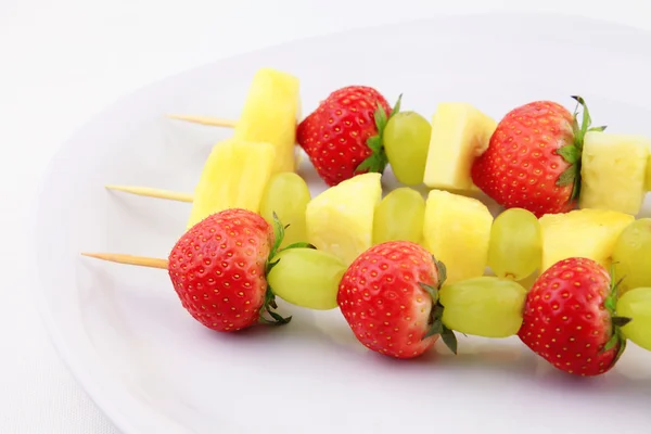Sobremesa de frutas de bagas . Imagem De Stock
