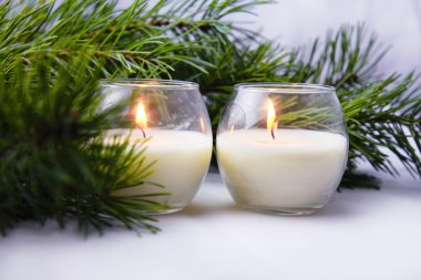 Noel romantik arka plan.