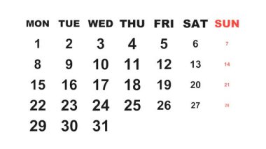 16 Ocak 2029, Animasyon 2027 Ocak takvimi, görevler, notlar ve yapılacaklar listeleri için 16 Ocak 'ı vurguluyor..