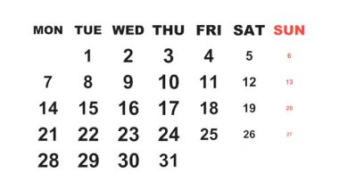 23 Ocak 2030, Animasyon 2028 Ocak takvimi, görevler, notlar ve yapılacaklar listesiyle 23 Ocak 'ı vurguluyor..