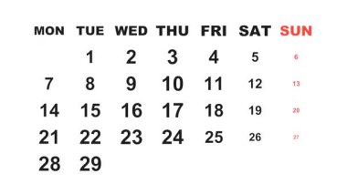 23 Şubat 2028, Animasyon 2026 Şubat takvimi, görevler, notlar ve yapılacaklar listesi için yer ile 23 Şubat vurgulanıyor.