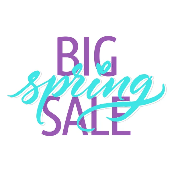 Big spring sale — Stock Vector