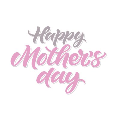 Mutlu anneler günü el yazı