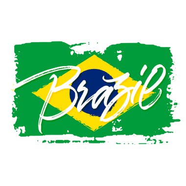 Brezilya hat ve bayrak