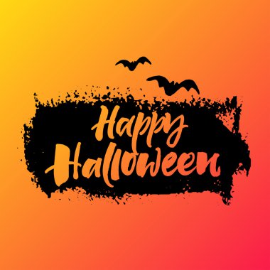 Mutlu Cadılar Bayramı tebrik kartı