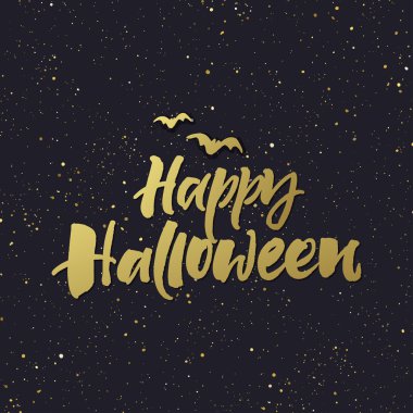 Mutlu Cadılar Bayramı tebrik kartı