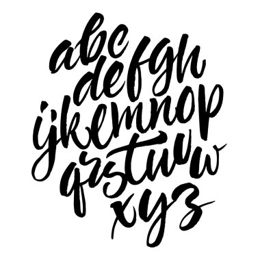 El yazısı fırça komut dosyası