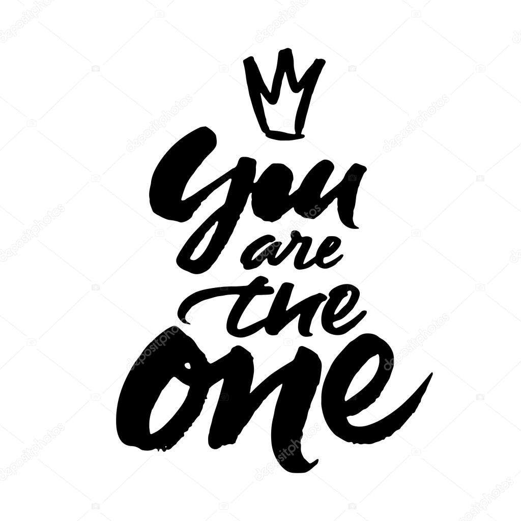 You are the one