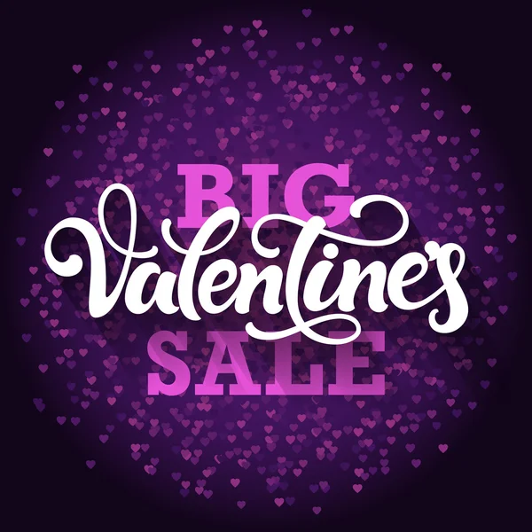 Big Valentine's Sale — Stock Vector