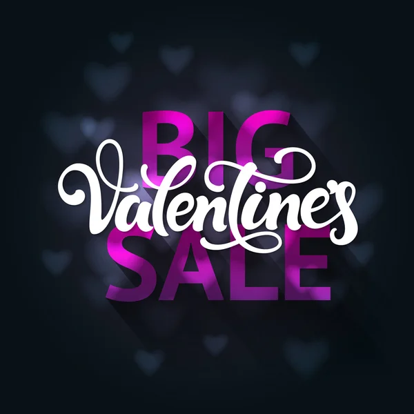 Big Valentine's Sale — Stock Vector